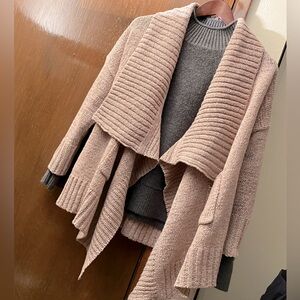 Open high low cardigan